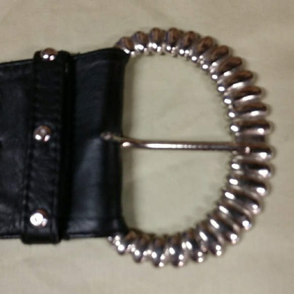 Fun boho black and silver embellished belt - Picture 5 of 7